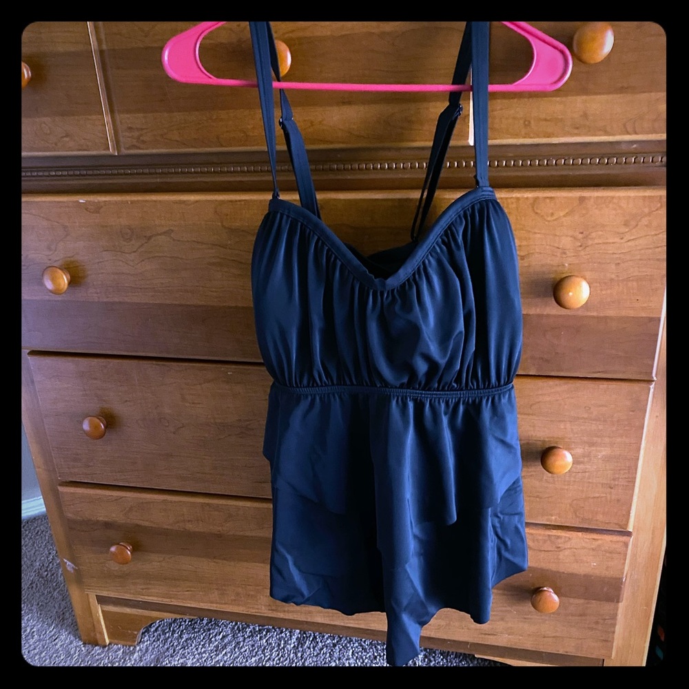 Tanking swim top